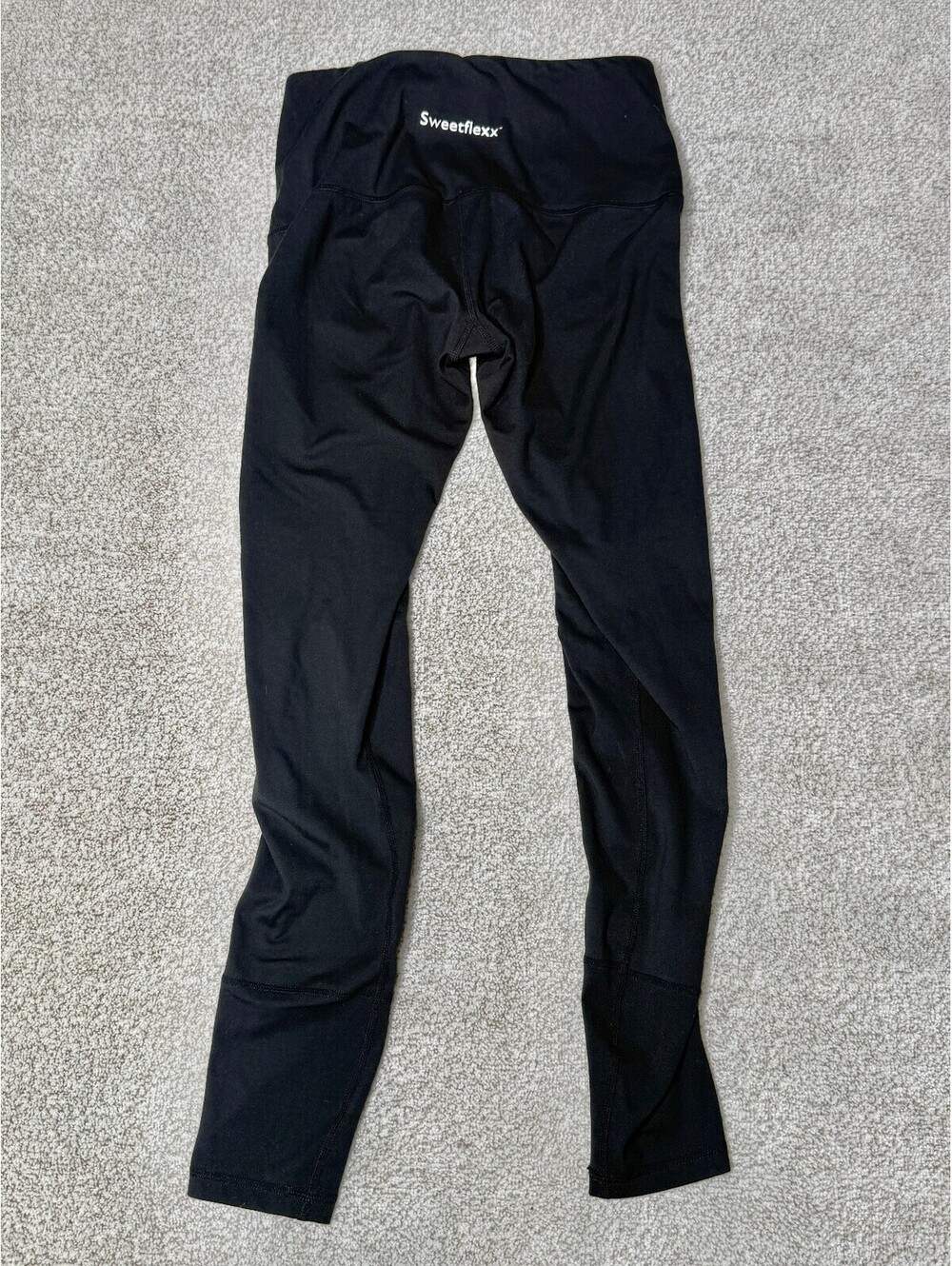 Sweetflexx Black High Rise Compression Leggings Size 8 Workout Activewear
